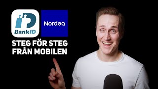 Bank ID  Beställa nytt BankID Steg för Steg Nordea via Mobilen [upl. by Arlo225]