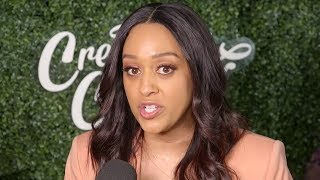 Tia Mowry Chokes Up Remembering Kobe Bryant  Full Interview [upl. by Monti]