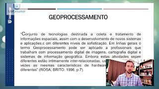 Aula1  Geoprocessamento aplicado a Estudos Ambientais  Prof Lucas [upl. by Llechtim]