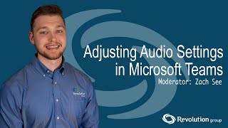 Adjusting Audio Settings in Microsoft Teams [upl. by Ferri]