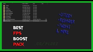 BEST FREE FPS BOOST PACK TO GAIN FPS CITIZEN TWEAKS [upl. by Adla]