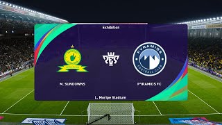 Mamelodi Sundowns vs Pyramids FC 10122023 CAF Champions League PES 2021 [upl. by Smeaj]