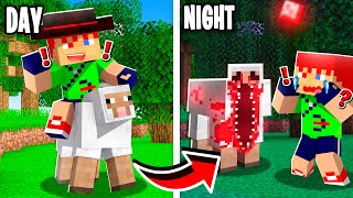 Minecraft mas OS MOBS SÃO AMALDIÇOADOS A NOITE [upl. by Buffum]