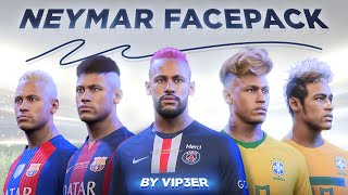 Neymar FACEPACK For FIFA22 amp 23 Free  Tutorial  TU171 [upl. by Teador14]