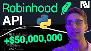 Robinhood Python API Massive Opportunity [upl. by Moll]