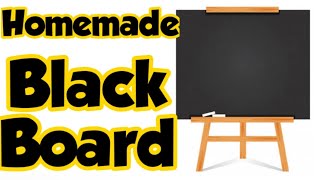 Diy ChalkboardHomemade blackboardhow to make blackboard from cardboarddiy chalkboard paintslate [upl. by Arezzini]