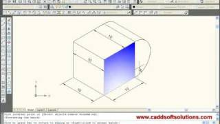 AutoCAD Isometric Drawing Tutorial [upl. by Rowell]