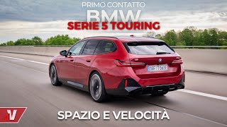 BMW Serie 5 Touring la wagon che va di corsa • Primo Contatto [upl. by Pepe878]