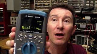 EEVblog 56  Agilent U1253A OLED Multimeter Review amp Teardown [upl. by Aloeda]