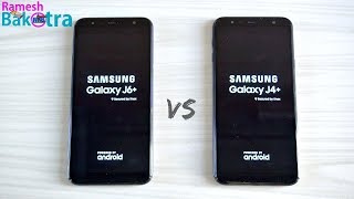 Samsung Galaxy J6 Plus vs J4 Plus SpeedTest and Camera Comparison [upl. by Lessur]