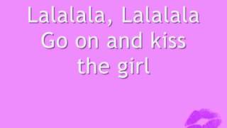 Kiss the girl  Ashley Tisdale with lyrics [upl. by Bellanca814]