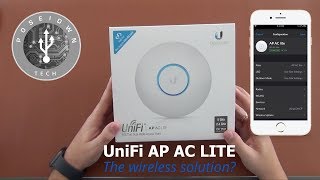 Unifi AP AC lite  Easy step by step setup using only your mobile phone [upl. by Etnauq925]