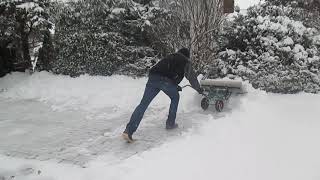 Selbstgebautes Schneeschild für Sackkarre [upl. by Seward]