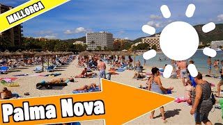 Palma Nova Majorca Spain Tour of beach and resort [upl. by Varney]