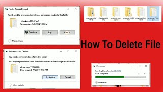 youll need to provide administrator permission to delete this folder [upl. by Akahs239]