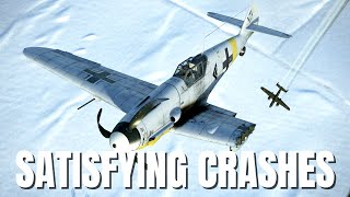 Satisfying Airplane Crashes Explosions amp Takedowns V274  IL2 Sturmovik Flight Simulator Crashes [upl. by Orian]