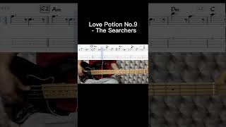 Love Potion No9  The Searchers Bassline [upl. by Oiznun221]