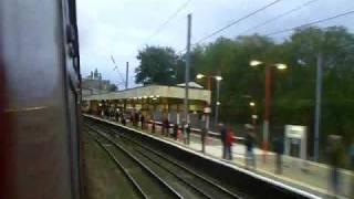 On board 6233 Duchess of Sutherland  southbound at Lancaster  Royal Scot 10 October 2009 [upl. by Akeylah]