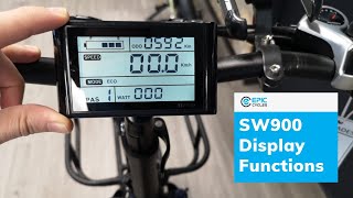 How to use your SW900 Display Functions [upl. by Fattal]