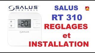 Comment brancher et programmer un thermostat dambiance Salus  le RT310 [upl. by Allcot]