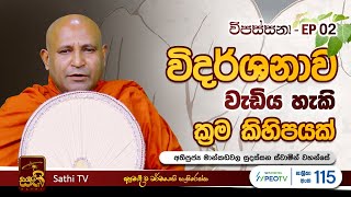 විපස්සනා  EP 02  Mankadawala Sudassana Thero  16 12 2023  Sathi TV  Vipassana  Wipassana [upl. by Wagshul]