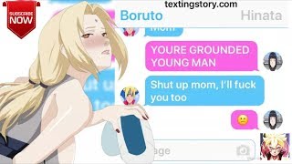 Naruto group chat  Boruto flirts with Tsunade [upl. by Jessalin607]