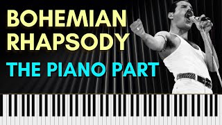 BOHEMIAN RHAPSODY Piano Tutorial amp Playthrough [upl. by Cheslie]