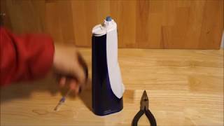 Removing broken tip from Waterpik water flosser  DIY fix [upl. by Aroel610]