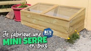 Je fabrique une MINI SERRE en bois [upl. by Arimahs]