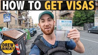 HOW TO GET VISAS to travel the world [upl. by Helaina]