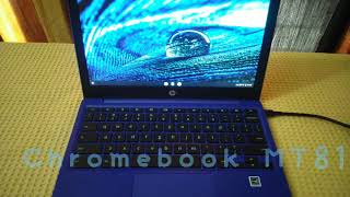 Unboxing New HP Chromebook 11a  MediaTek MT8183 [upl. by Noryk114]