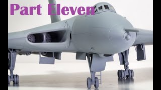 Airfix New Tool 172 Vulcan build Part Eleven [upl. by Koenig671]