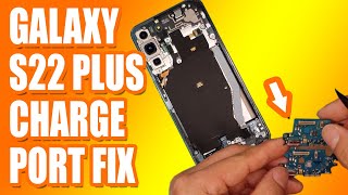 POWER STRUGGLE Samsung Galaxy S22 Plus Charging Port Replacement  Sydney CBD Repair Centre [upl. by Yssac926]