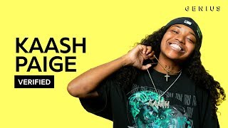 Kaash Paige quotLove Songsquot Official Lyrics amp Meaning  Verified [upl. by Ailla]