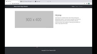 How to create a multipage website using Reactjs ← CodeARIV [upl. by Voletta]