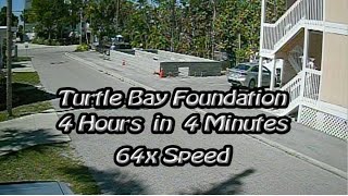 4 Minute Video of construction of the foundation for the new Turtle Bay Condo [upl. by Isador]