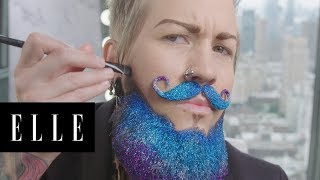 Watch Drag King Spikey Van Dykeys AMAZING Transformation  ELLE [upl. by Base]