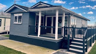 The Lodge 40 x 20 Sited With Decking With Low Site Fees In Skegness [upl. by Ariaz313]