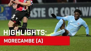 Highlights Morecambe v Sunderland [upl. by Eirojam]