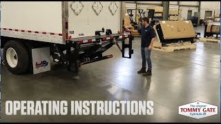 Liftgates for Box Trucks Stake Bodies and Flatbeds Tuckunder Series TKL Operating Instructions [upl. by Sevart392]