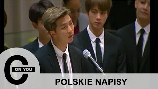 POLSKIE NAPISY 180924 BTS SPEECH at UNICEF “Youth 2030 The UN Youth Strategyquot [upl. by Anneehs]