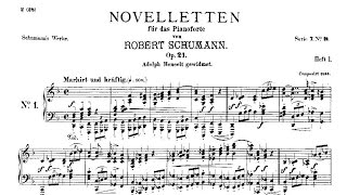 Robert Schumann 8 Noveletten Op 21 1838 [upl. by Tadd161]