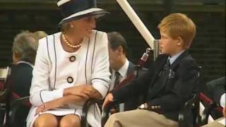 Princess Diana at VJ Day parade [upl. by Leonid]