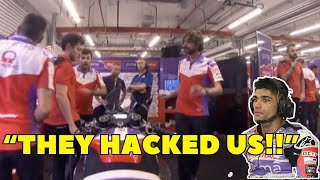 MotoGP HACKED Jorge Martin OnBoard Camera to see what inside Pramac Garage [upl. by Conan188]