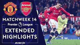 Manchester United v Arsenal  PREMIER LEAGUE HIGHLIGHTS  1222021  NBC Sports [upl. by Petra]