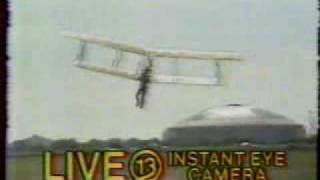 EASY RISER POWERED ULTRALIGHT AIRCRAFT HANG GLIDER FLYING VIDEO Roy Dawson [upl. by Areis287]