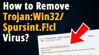 How to Remove TrojanWin32SpursintFcl  Manual Removal [upl. by Oal]