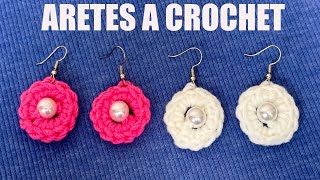 PENDIENTES A CROCHET FACIL [upl. by Middleton]