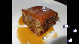 English Sticky Toffee Pudding  Sticky Date Cake with Toffee Sauce [upl. by Anahsar486]