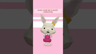 Celebrate Your Small Wins 🎉  Bunnys Daily Inspiration  Positive Affirmations [upl. by Anavoig]